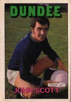 1972-73 A&BC Scottish Footballers (Orange/Blue Back) #118 John Scott Front