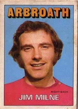 1972-73 A&BC Scottish Footballers (Orange/Blue Back) #127 Jimmy Milne Front