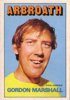 1972-73 A&BC Scottish Footballers (Orange/Blue Back) #176 Gordon Marshall Front