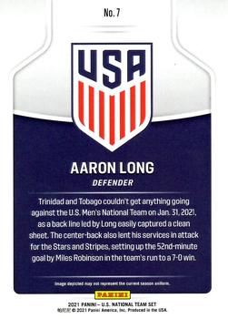 2021 Panini Instant US National Team #7 Aaron Long Back