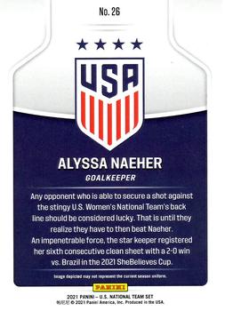 2021 Panini Instant US National Team #26 Alyssa Naeher Back