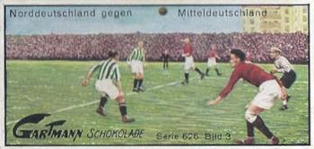 1926 Gartmann Chocolate (Series 626) Snapshots from Football #3 Norddeutschland gegen Mitteldeutschland Front