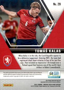 2021 Panini Mosaic UEFA EURO 2020 #29 Tomas Kalas Back