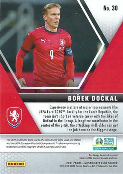 2021 Panini Mosaic UEFA EURO 2020 #30 Borek Dockal Back