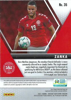 2021 Panini Mosaic UEFA EURO 2020 #35 Zanka Back