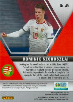 2021 Panini Mosaic UEFA EURO 2020 #49 Dominik Szoboszlai Back