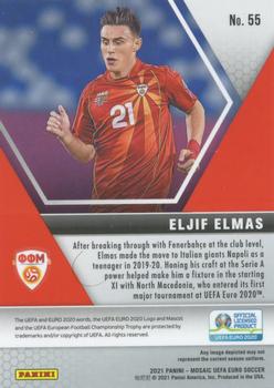 2021 Panini Mosaic UEFA EURO 2020 #55 Eljif Elmas Back