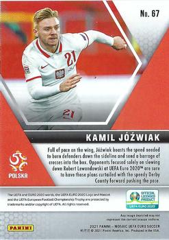 2021 Panini Mosaic UEFA EURO 2020 #67 Kamil Jozwiak Back