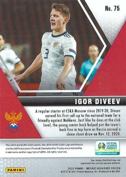 2021 Panini Mosaic UEFA EURO 2020 #75 Igor Diveev Back
