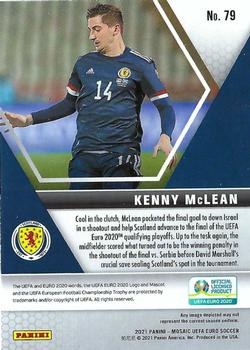 2021 Panini Mosaic UEFA EURO 2020 #79 Kenny McLean Back