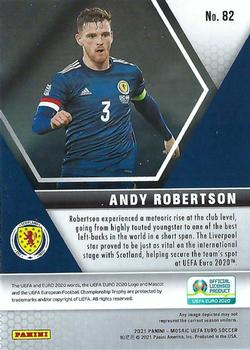 2021 Panini Mosaic UEFA EURO 2020 #82 Andy Robertson Back