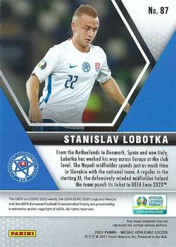 2021 Panini Mosaic UEFA EURO 2020 #87 Stanislav Lobotka Back