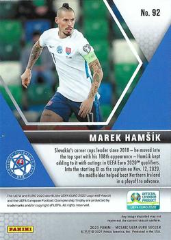 2021 Panini Mosaic UEFA EURO 2020 #92 Marek Hamsik Back