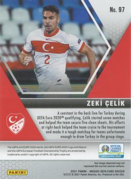 2021 Panini Mosaic UEFA EURO 2020 #97 Zeki Celik Back