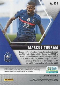 2021 Panini Mosaic UEFA EURO 2020 #120 Marcus Thuram Back
