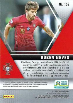 2021 Panini Mosaic UEFA EURO 2020 #152 Ruben Neves Back