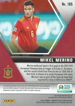 2021 Panini Mosaic UEFA EURO 2020 #165 Mikel Merino Back