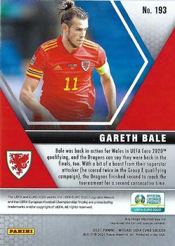 2021 Panini Mosaic UEFA EURO 2020 #193 Gareth Bale Back
