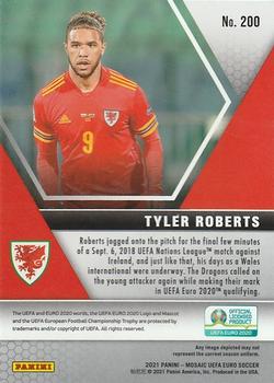 2021 Panini Mosaic UEFA EURO 2020 #200 Tyler Roberts Back