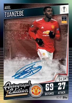 2021 Topps Match Attax 101 - Autographed Edition #AC-AT Axel Tuanzebe Front