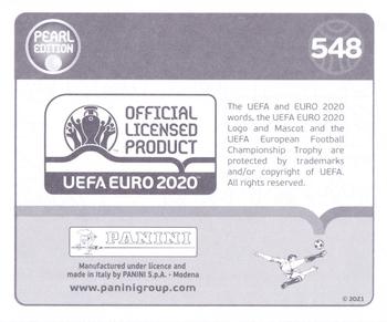 2021 Panini UEFA Euro 2020 Tournament Edition Pearl #548 Ludwig Augustinsson Back