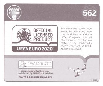 2021 Panini UEFA Euro 2020 Tournament Edition Pearl #562 Gustav Svensson Back
