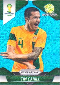 2014 Panini Prizm FIFA World Cup Brazil - Blue Wave #17 Tim Cahill Front