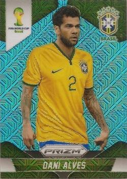 2014 Panini Prizm FIFA World Cup Brazil - Blue Wave #105 Dani Alves Front