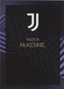 2021 Topps Knockout UEFA Champions League - Autographs Purple #NNO Weston McKennie Back