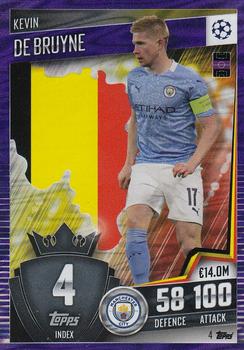 2021 Topps Match Attax 101 - Purple #4 Kevin De Bruyne Front