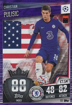 2021 Topps Match Attax 101 - Purple #88 Christian Pulisic Front