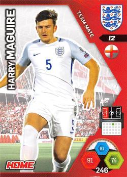 2018 Panini Adrenalyn XL England #12 Harry Maguire Front