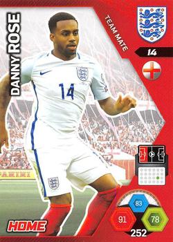 2018 Panini Adrenalyn XL England #14 Danny Rose Front