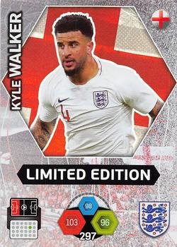 2018 Panini Adrenalyn XL England - Limited Edition #LE-KW Kyle Walker Front
