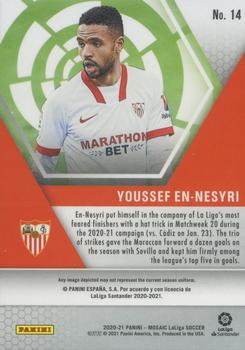 2020-21 Panini Mosaic La Liga #14 Youssef En-Nesyri Back