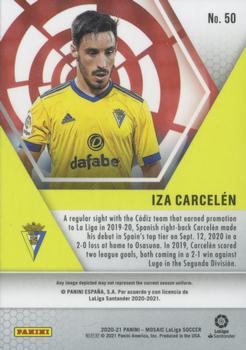 2020-21 Panini Mosaic La Liga #50 Iza Carcelen Back
