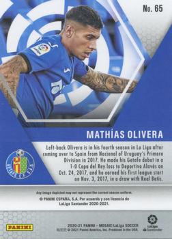 2020-21 Panini Mosaic La Liga #65 Mathias Olivera Back
