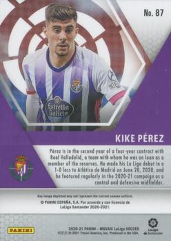 2020-21 Panini Mosaic La Liga #87 Kike Perez Back