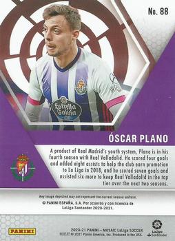 2020-21 Panini Mosaic La Liga #88 Oscar Plano Back