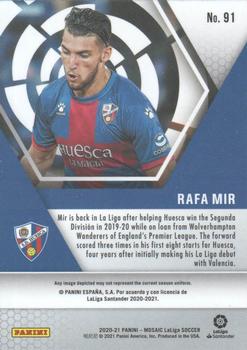 2020-21 Panini Mosaic La Liga #91 Rafa Mir Back