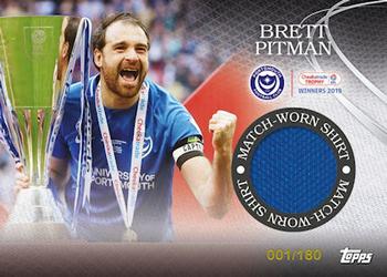 2018-19 Topps Portsmouth FC Checkatrade Trophy Winners #11 Brett Pitman Front