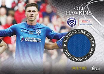 2018-19 Topps Portsmouth FC Checkatrade Trophy Winners #14 Oliver Hawkins Front