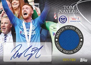 2018-19 Topps Portsmouth FC Checkatrade Trophy Winners - Signatures #06 Tom Naylor Front