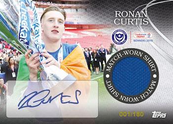 2018-19 Topps Portsmouth FC Checkatrade Trophy Winners - Signatures #08 Ronan Curtis Front