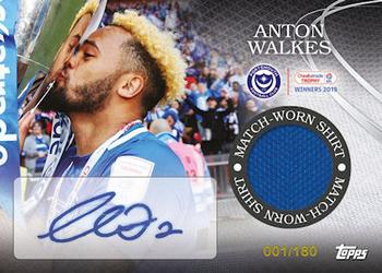 2018-19 Topps Portsmouth FC Checkatrade Trophy Winners - Signatures #12 Anton Walkes Front