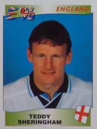 1996 Panini Europa Europe Stickers #52 Teddy Sheringham Front