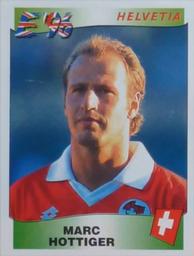 1996 Panini Europa Europe Stickers #58 Marc Hottiger Front