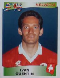 1996 Panini Europa Europe Stickers #61 Yvan Quentin Front