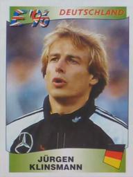 1996 Panini Europa Europe Stickers #210 Jurgen Klinsmann Front