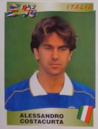 1996 Panini Europa Europe Stickers #240 Alessandro Costacurta Front